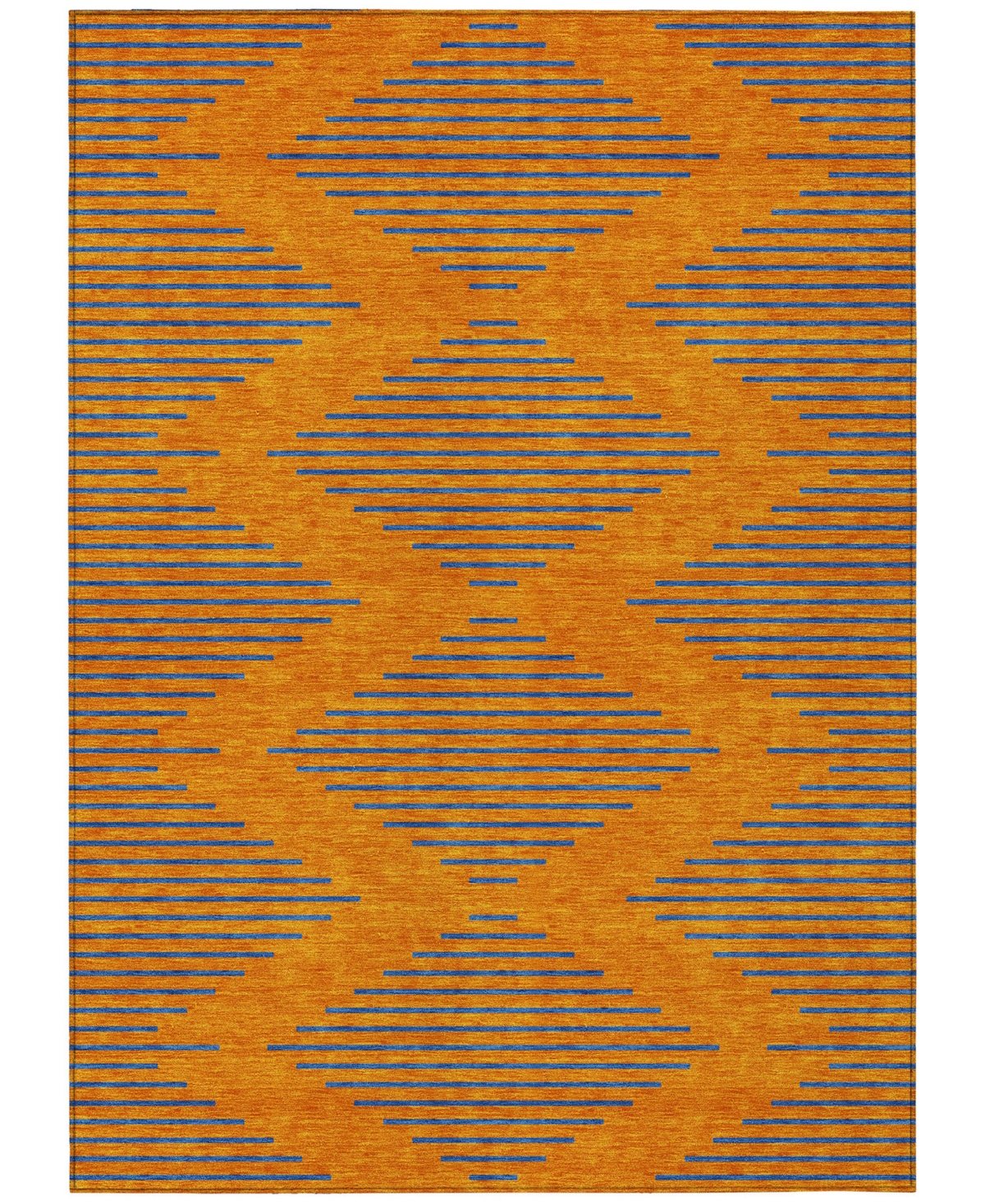 Addison Chantille Machine Washable Acn1017 9'x12' Area Rug In Orange