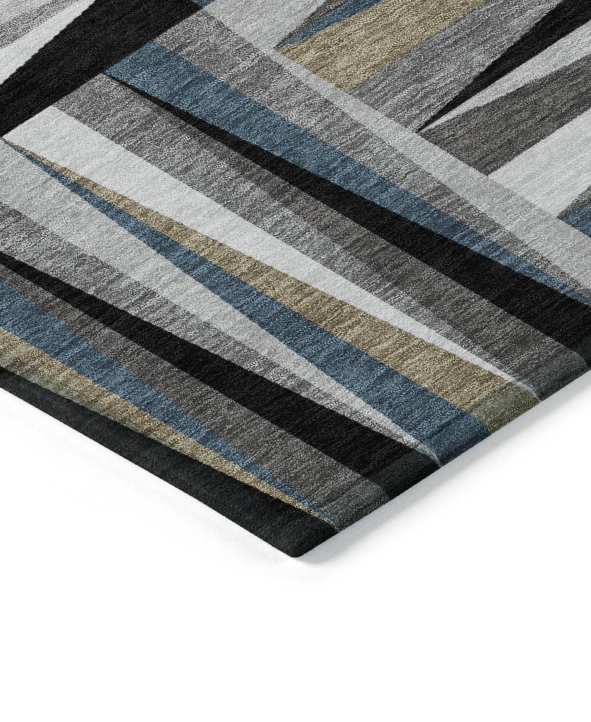 Addison Chantille Machine Washable Acn1012 9'x12' Area Rug In Black