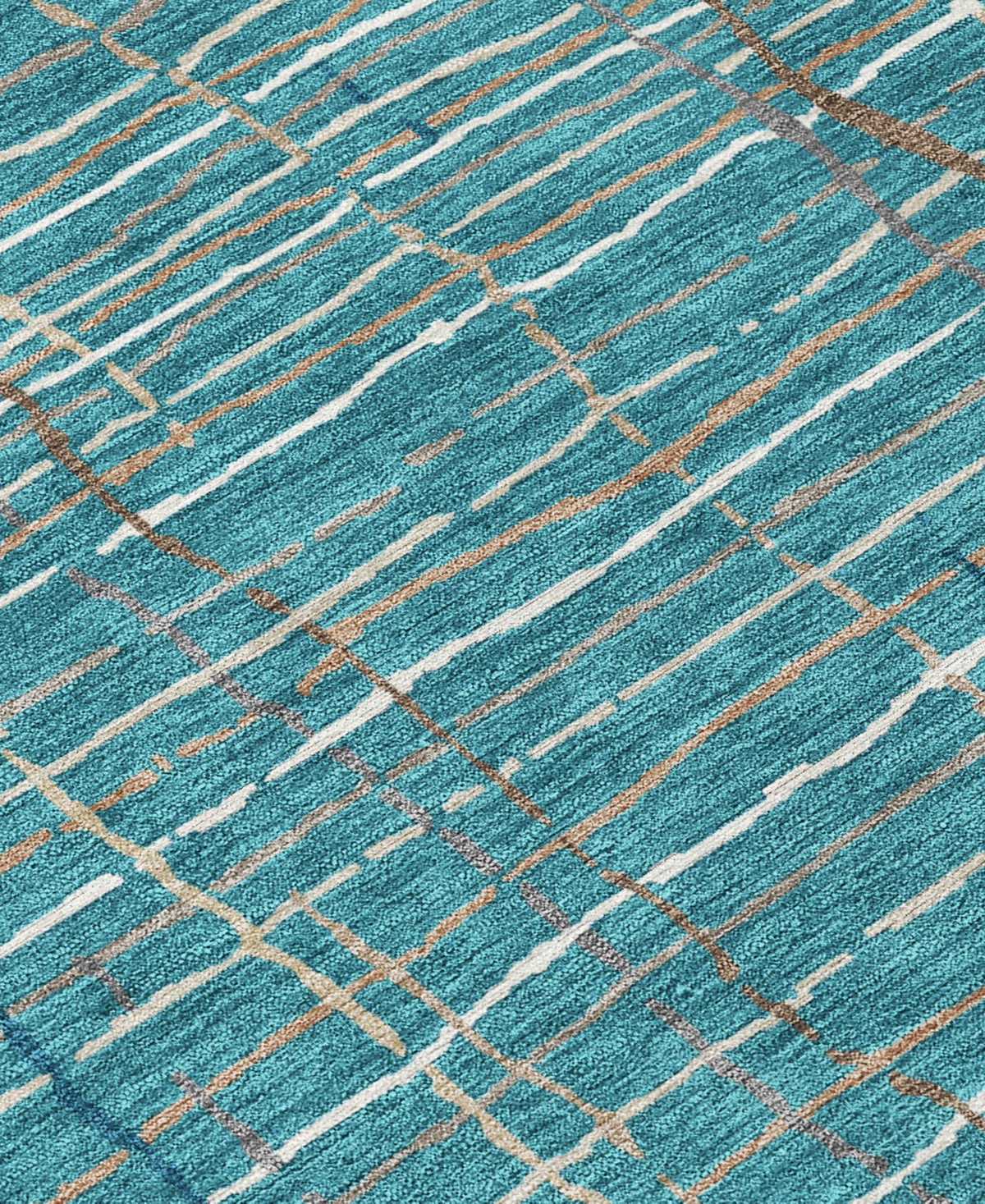 Addison Chantille Machine Washable Acn998 5'x7'6" Area Rug In Teal
