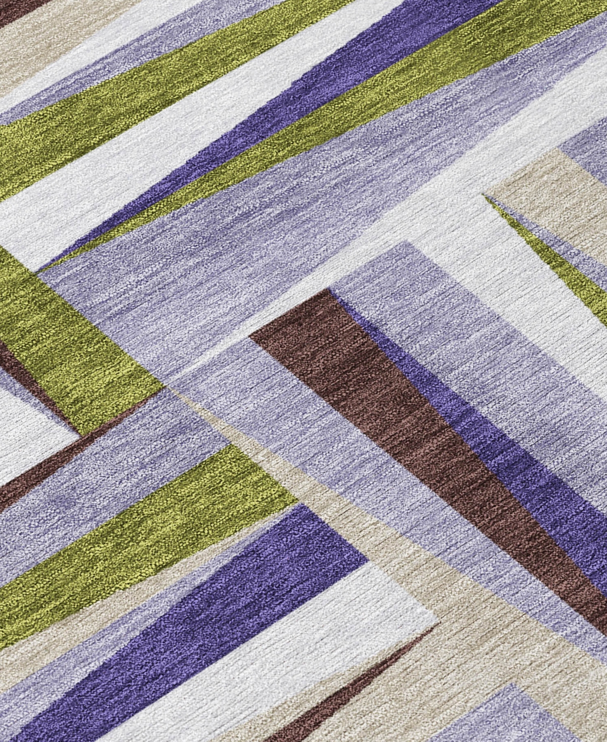 Addison Chantille Machine Washable Acn1012 3'x5' Area Rug In Lavender