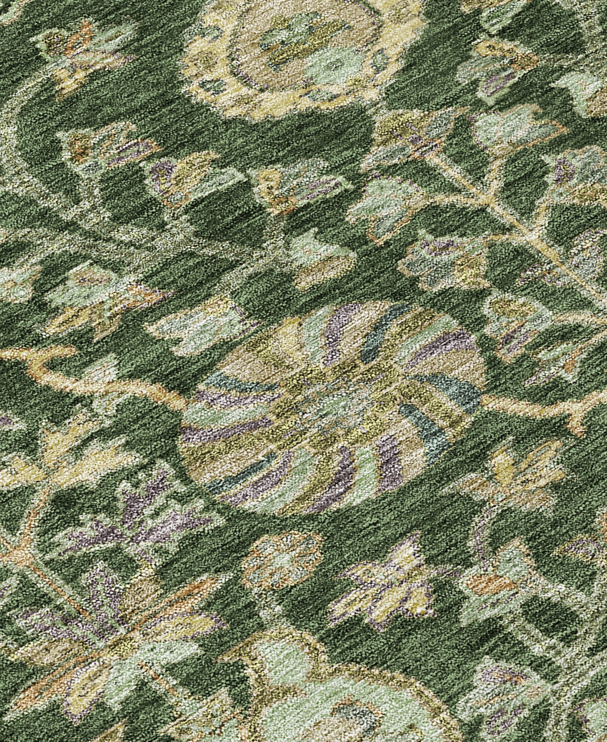 Addison Chantille Machine Washable Acn1087 5'x7'6" Area Rug In Green