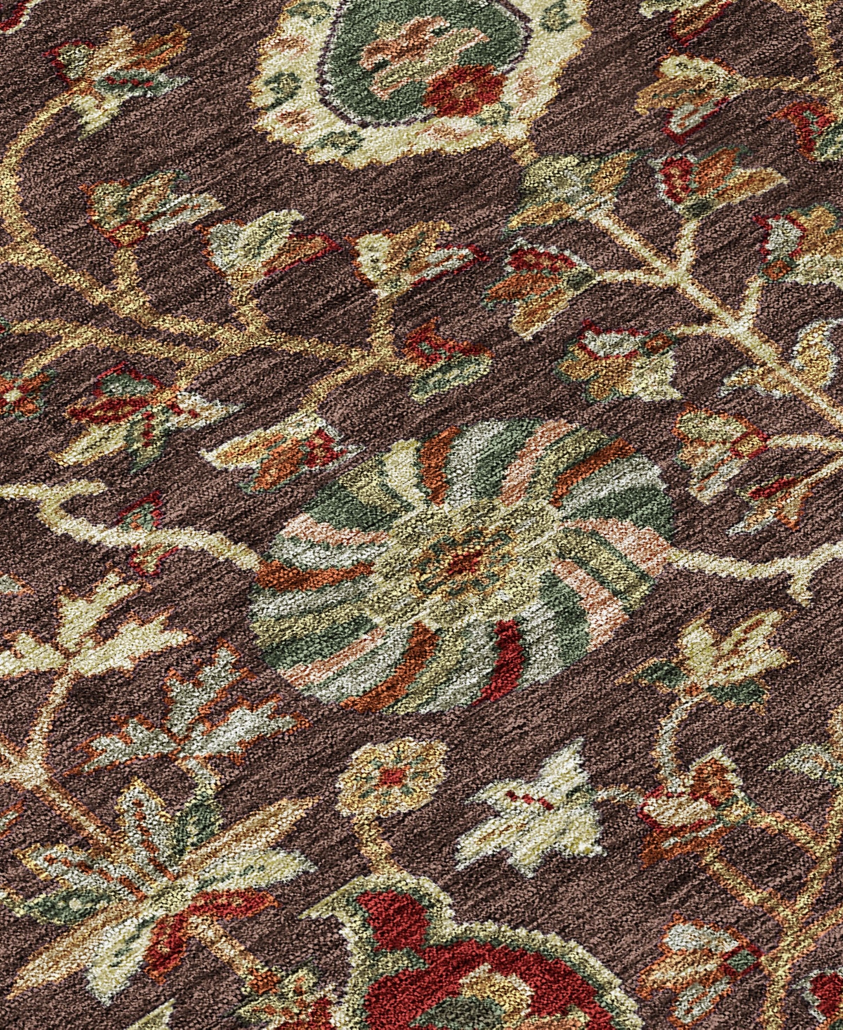 Addison Chantille Machine Washable Acn1085 3'x5' Area Rug In Chocolate