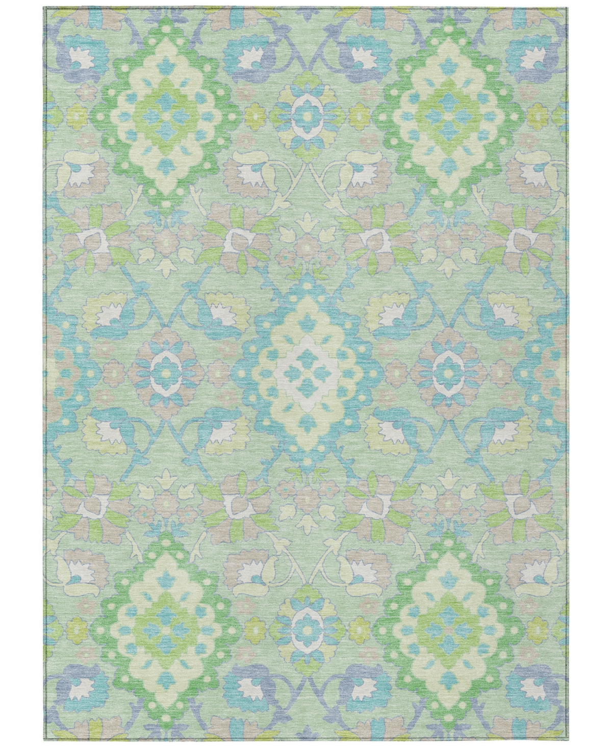 Addison Chantille Machine Washable Acn1002 2'6"x3'10" Area Rug In Mint