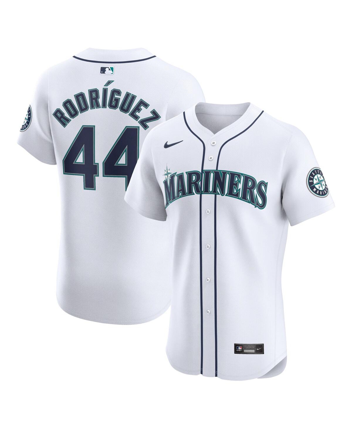 Nike Men's Julio RodriguezSeattle Mariners Home Elite Player Jersey - White