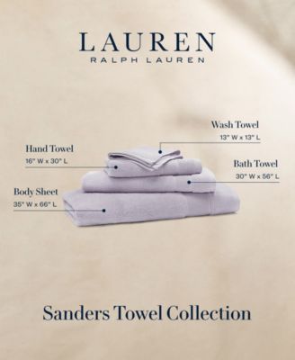 Sanders Solid Antimicrobial Cotton Bath Sheet, 35" x 66"