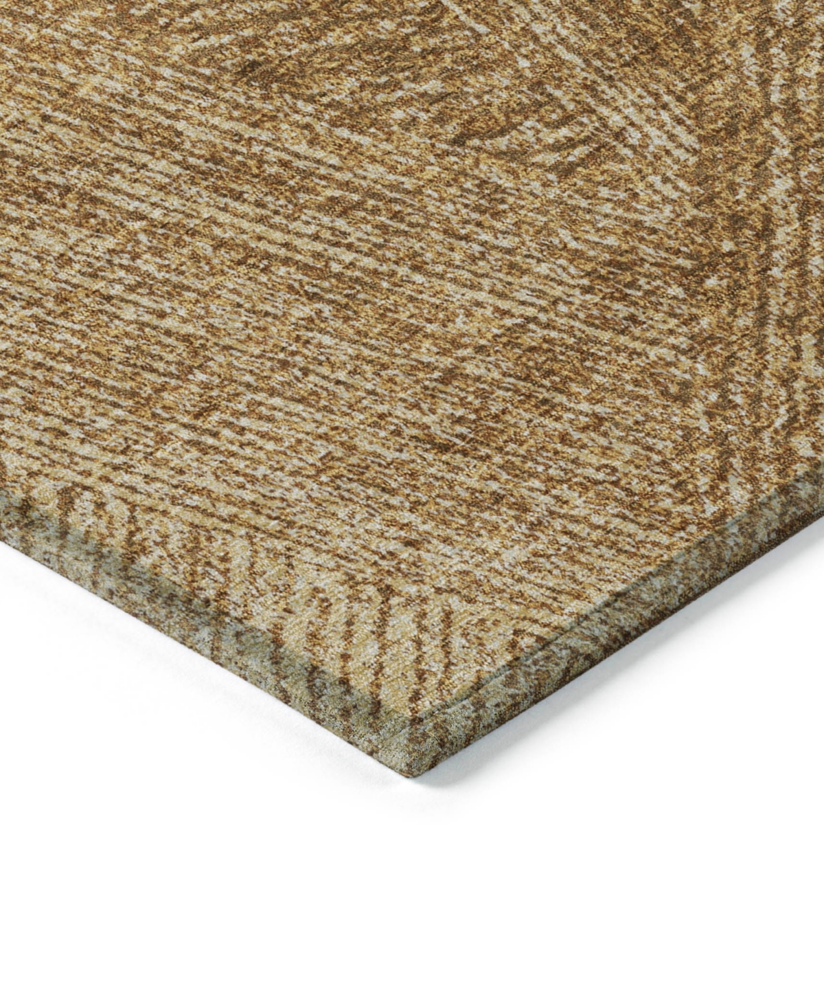 Addison Chantille Machine Washable Acn991 9'x12' Area Rug In Gold
