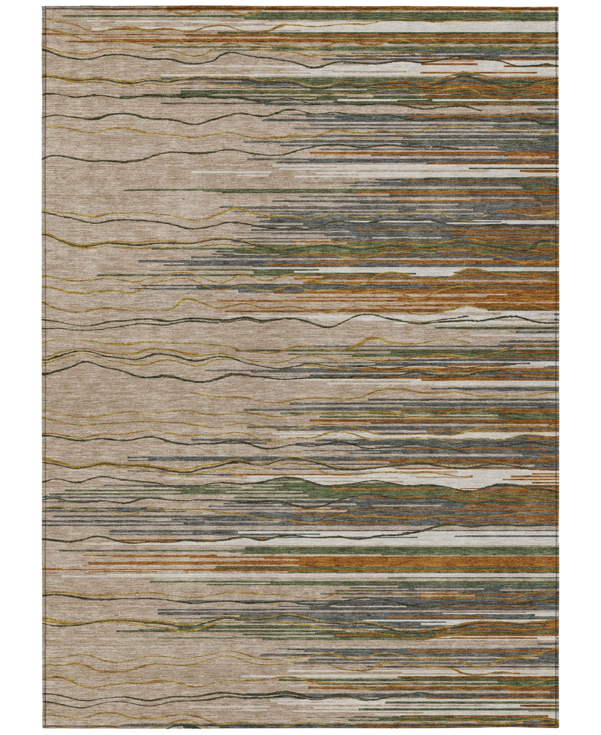 Addison Chantille Machine Washable Acn996 8'x10' Area Rug In Taupe