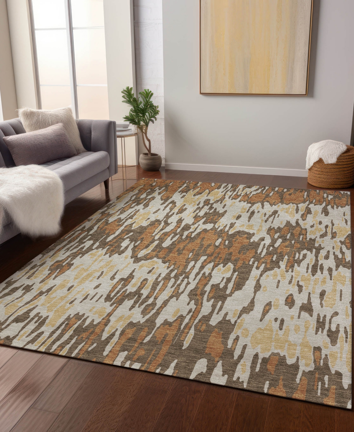 ADDISON CHANTILLE MACHINE WASHABLE ACN986 9'X12' AREA RUG
