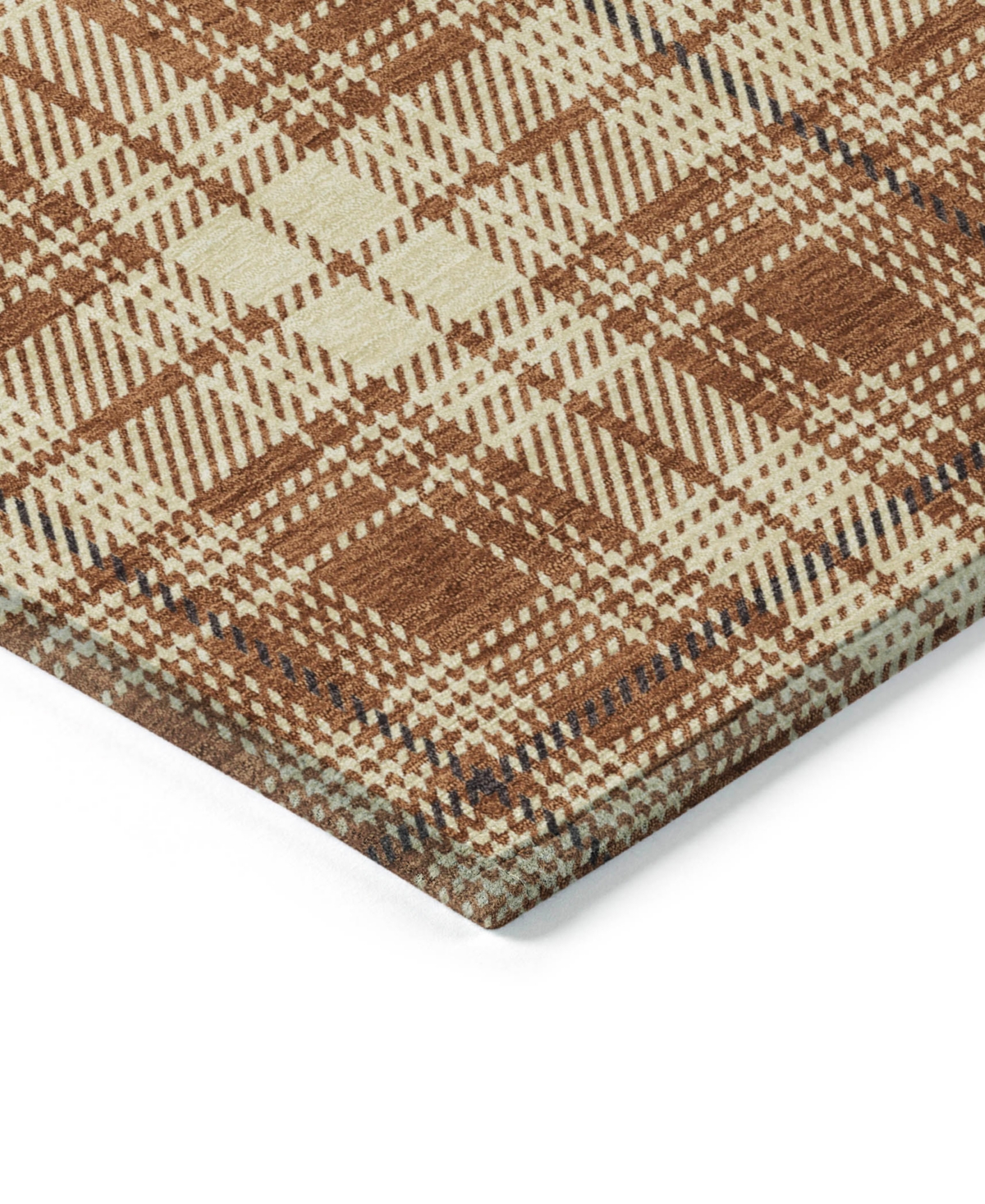 Addison Chantille Machine Washable Acn993 8'x10' Area Rug In Paprika