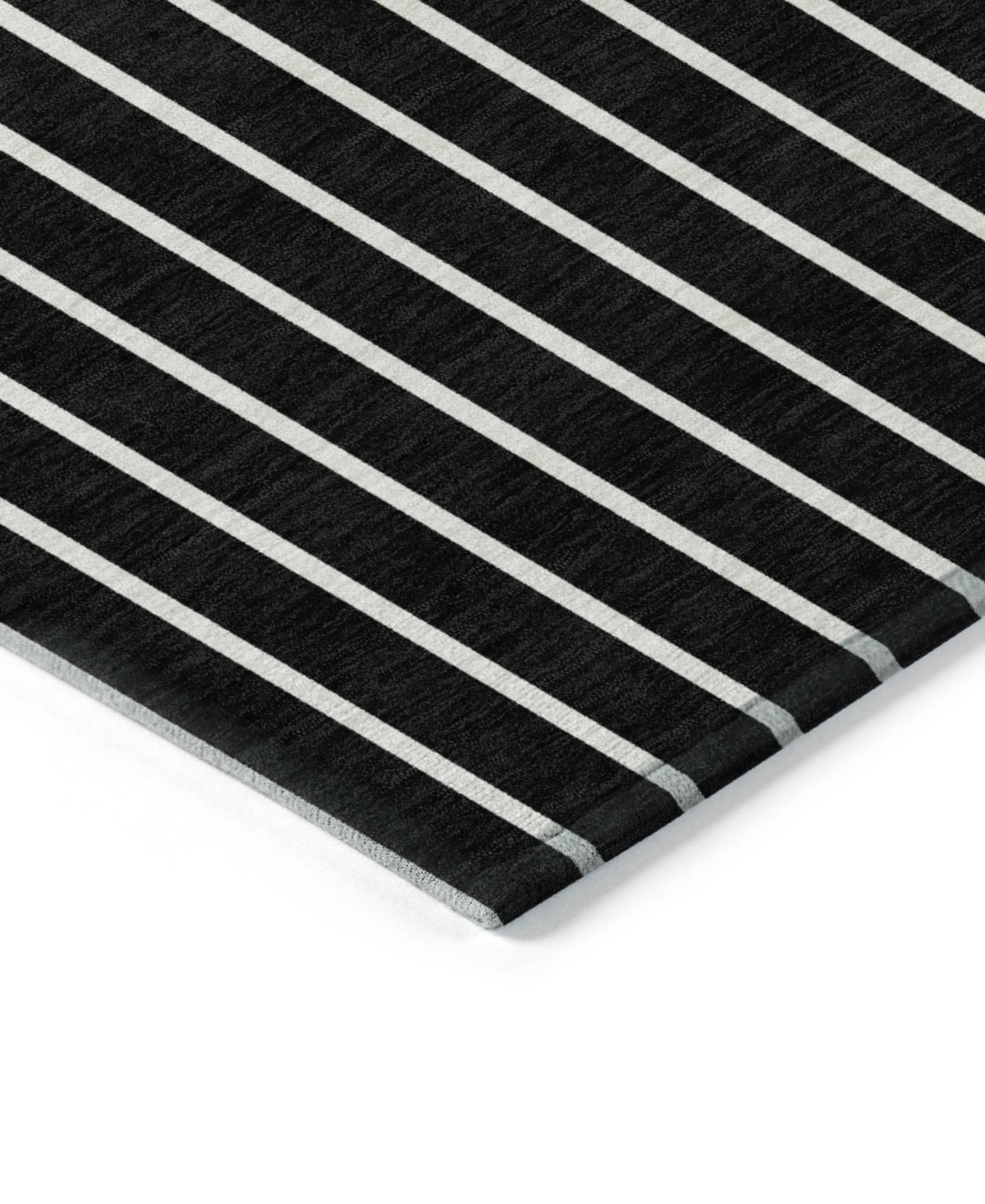 Addison Chantille Machine Washable Acn994 8'x10' Area Rug In Black