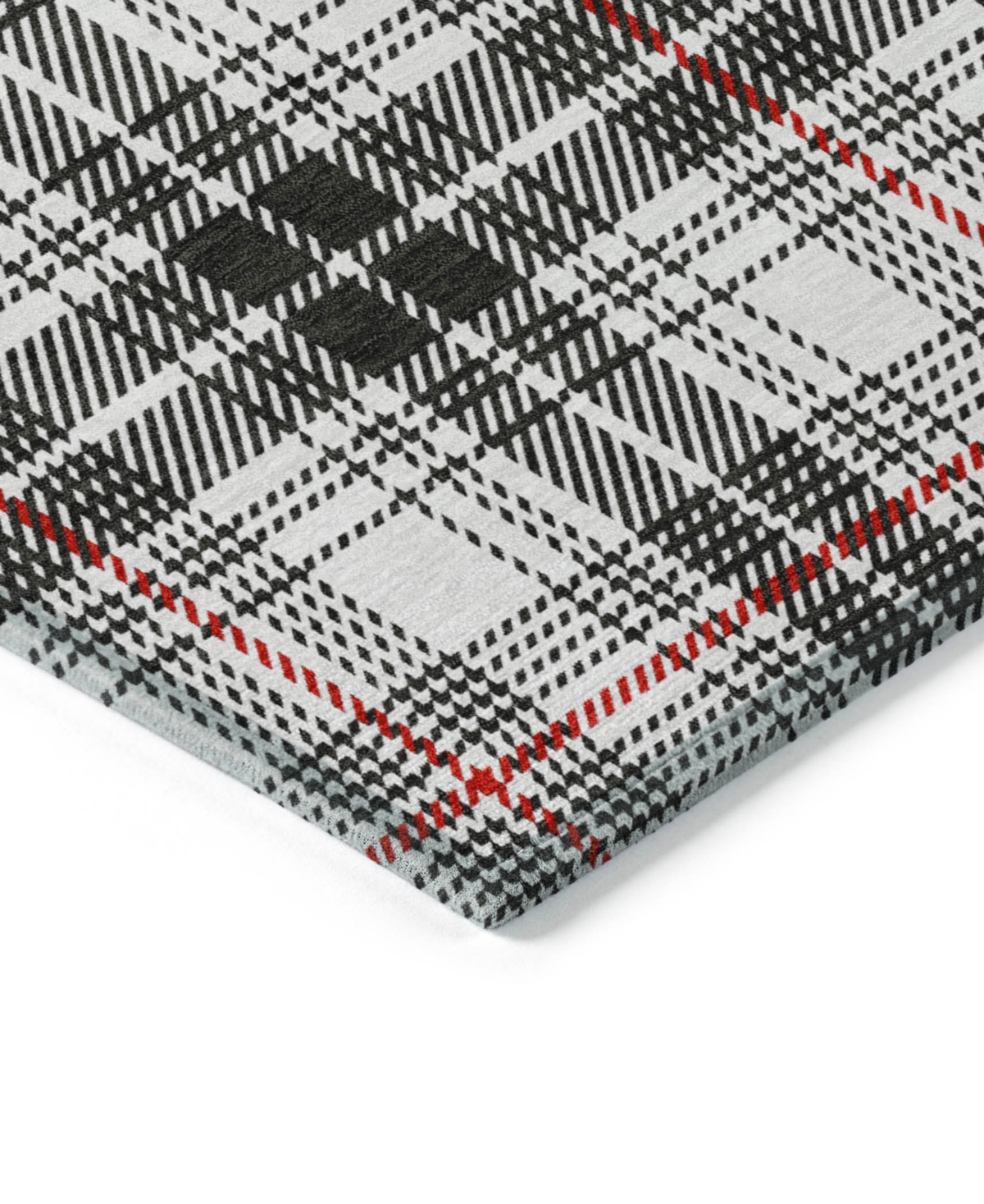 Addison Chantille Machine Washable Acn993 8'x10' Area Rug In Black