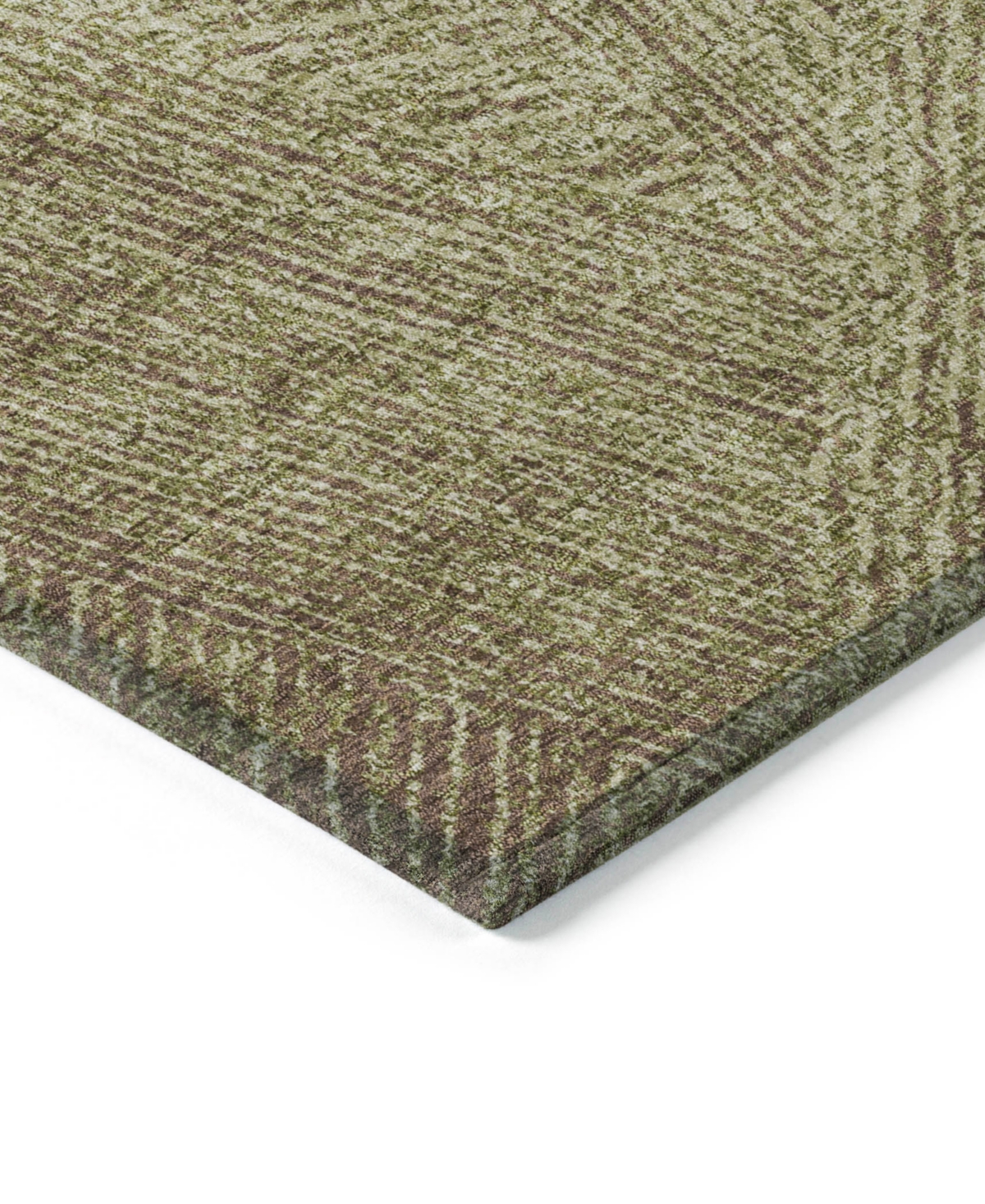 Addison Chantille Machine Washable Acn991 8'x10' Area Rug In Green