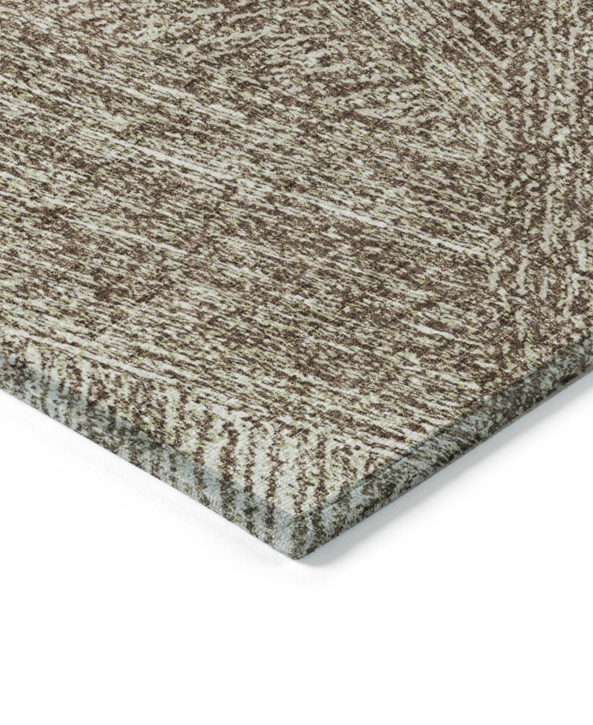 Addison Chantille Machine Washable Acn991 5'x7'6" Area Rug In Chocolate