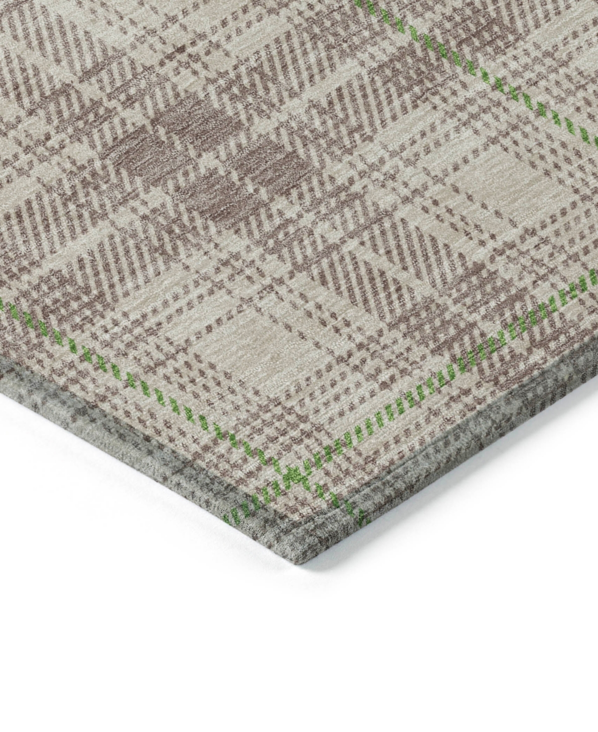 Addison Chantille Machine Washable Acn993 5'x7'6" Area Rug In Beige