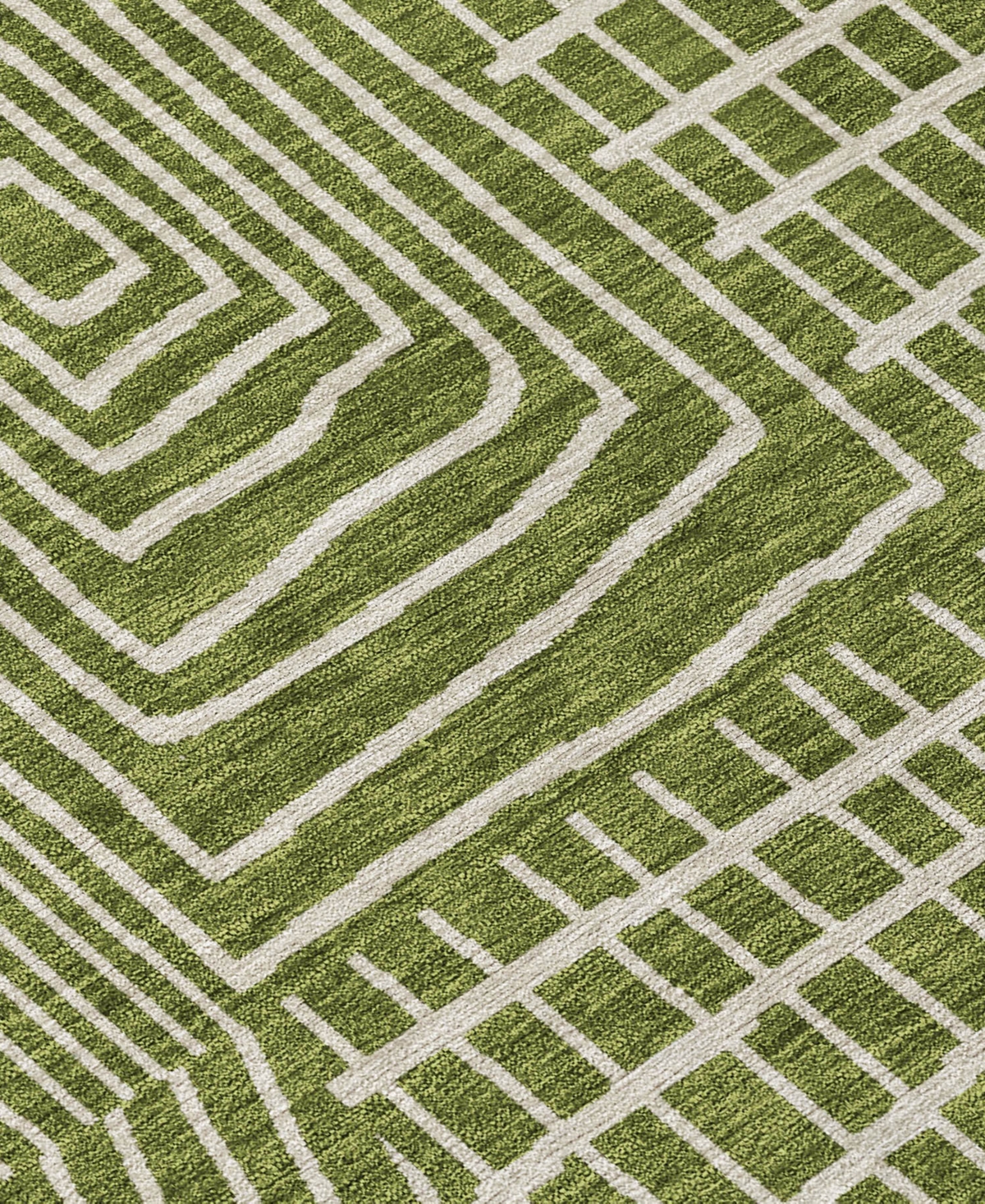 Addison Chantille Machine Washable Acn990 3'x5' Area Rug In Olive