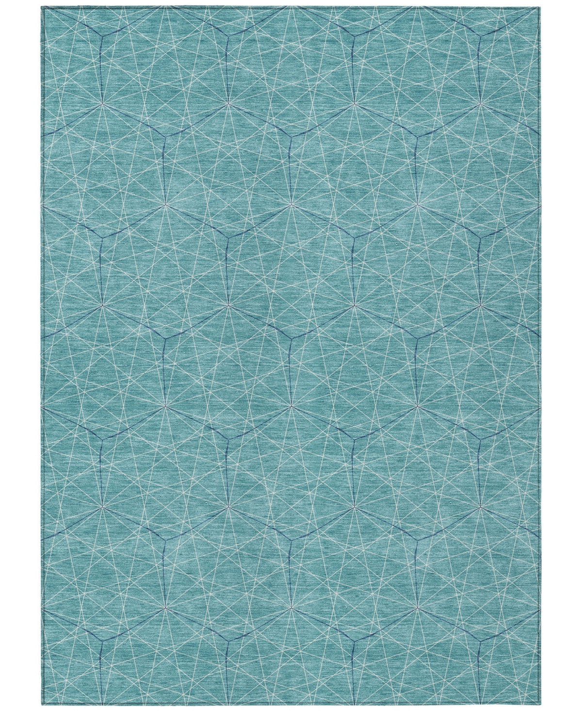 Addison Chantille Machine Washable Acn987 3'x5' Area Rug In Teal