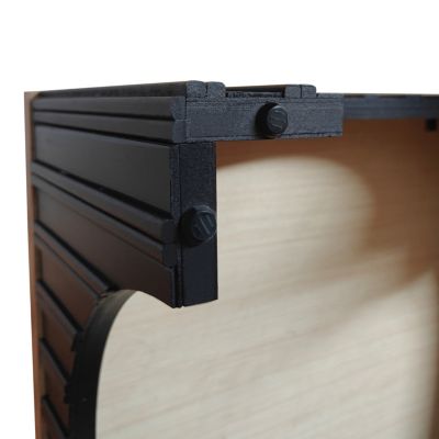 Rustic Wood Coffee Table with Arch Base