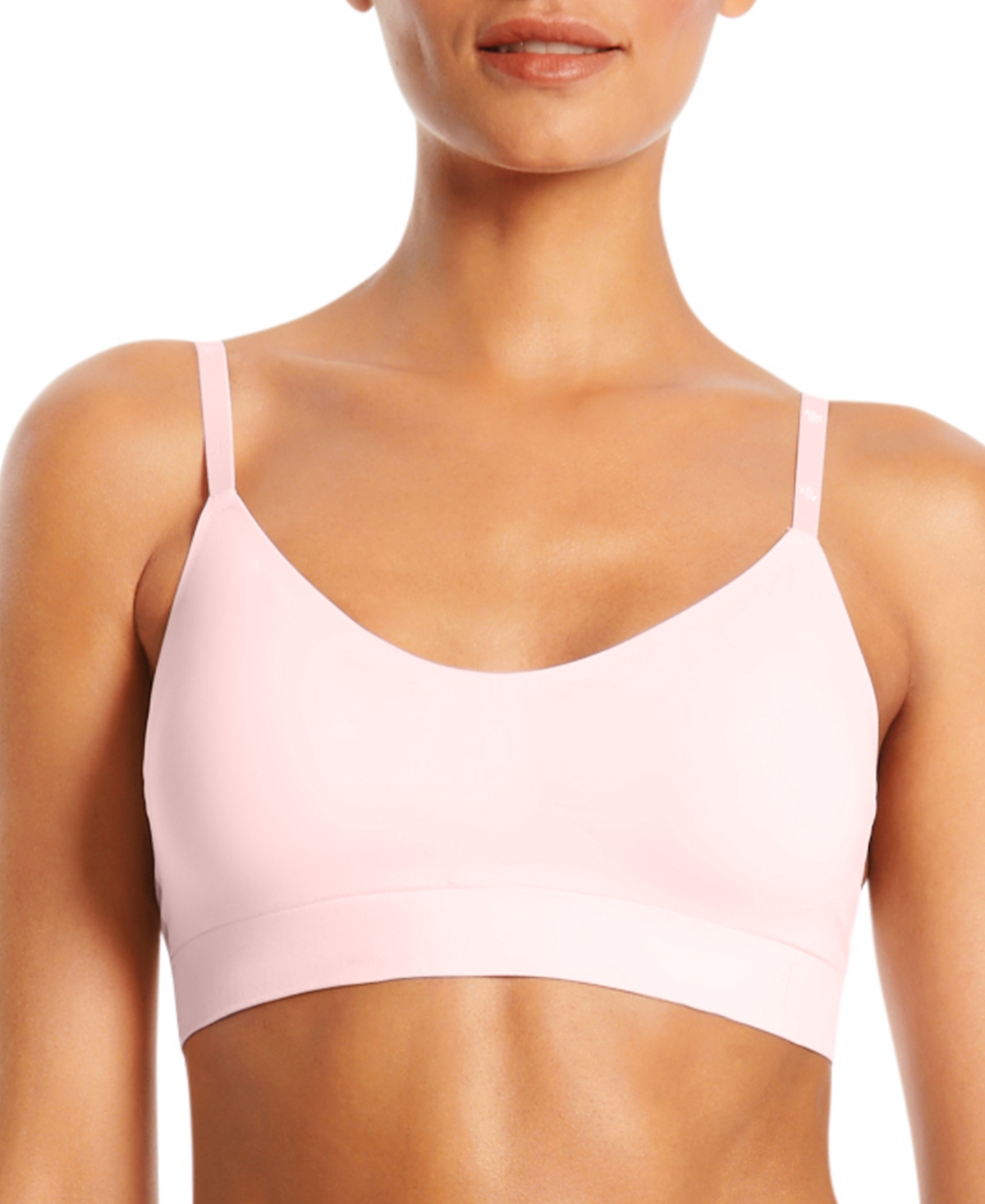 Shop Ralph Lauren Women's Luxe Smoothing Wireless Bralette 4l0079 In Crystal Pink