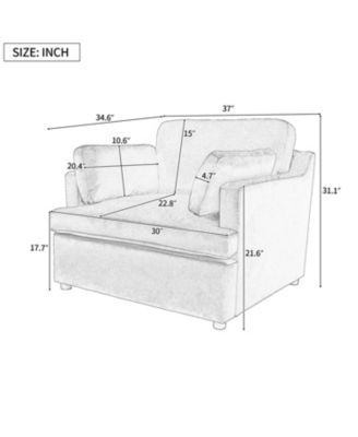 Green Mirod Oversized Accent Chair