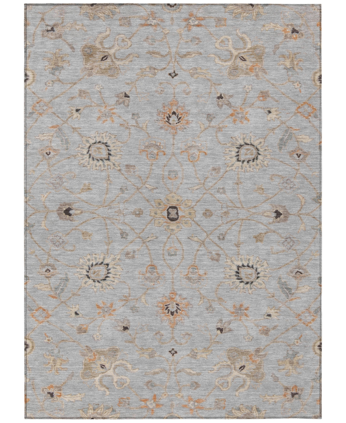 Addison Chantille Machine Washable Acn1137 3'x5' Area Rug In Gray