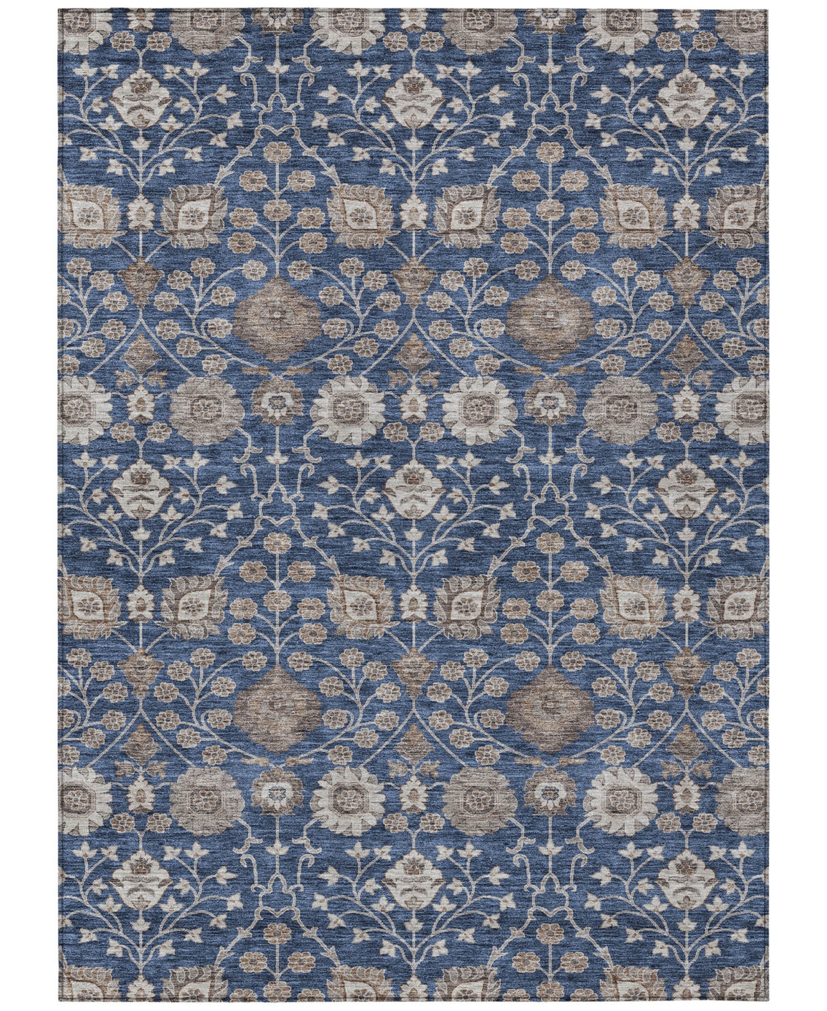 Addison Chantille Machine Washable Acn1155 5'x7'6" Area Rug In Navy