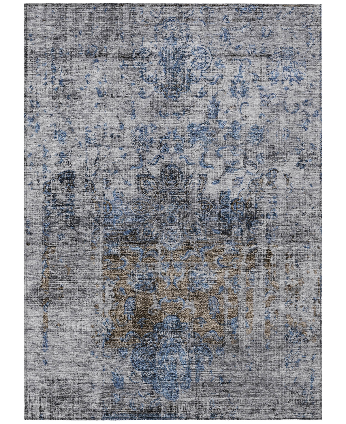 Addison Chantille Machine Washable Acn1144 9'x12' Area Rug In Blue
