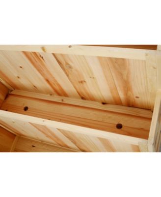 Streamdale 3-Tier Elevated Garden Trellis, Vertical Planter on Wheels 31.5" L x 24.2" W x 53" H