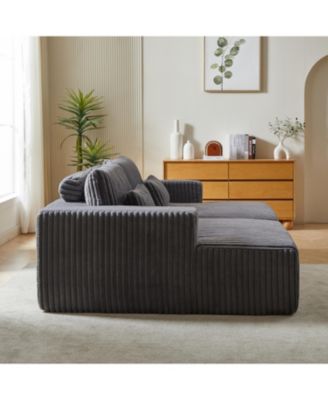 Streamdale Plush Cloud Sectional Sofa Bed