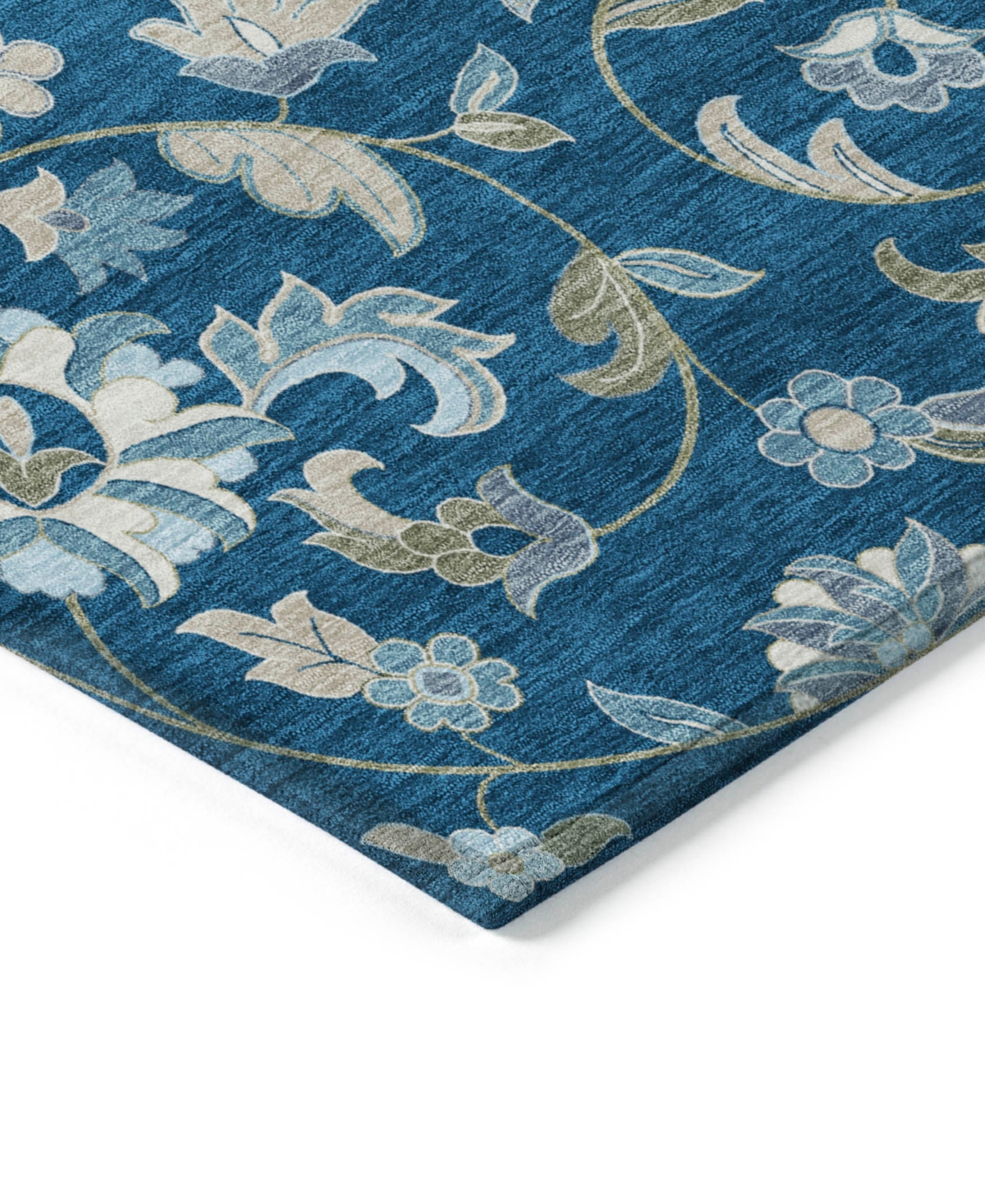 Addison Chantille Machine Washable Acn1006 3'x5' Area Rug In Navy
