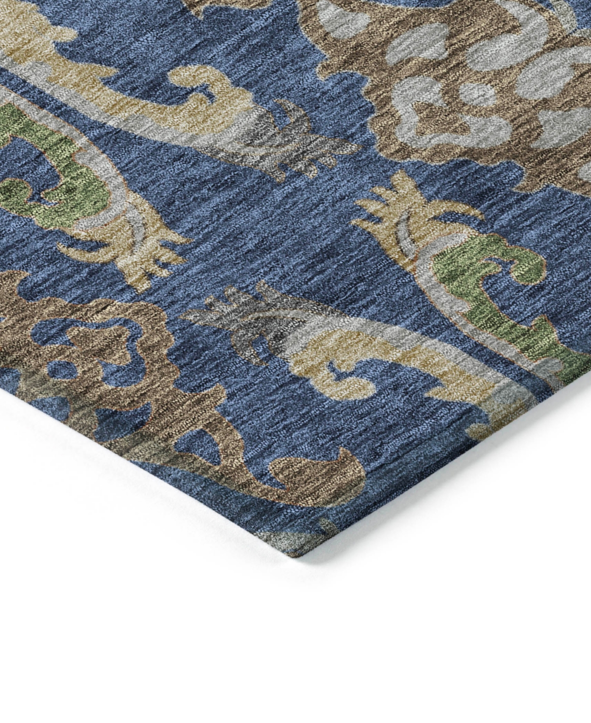 Addison Chantille Machine Washable Acn1153 10'x14' Area Rug In Navy