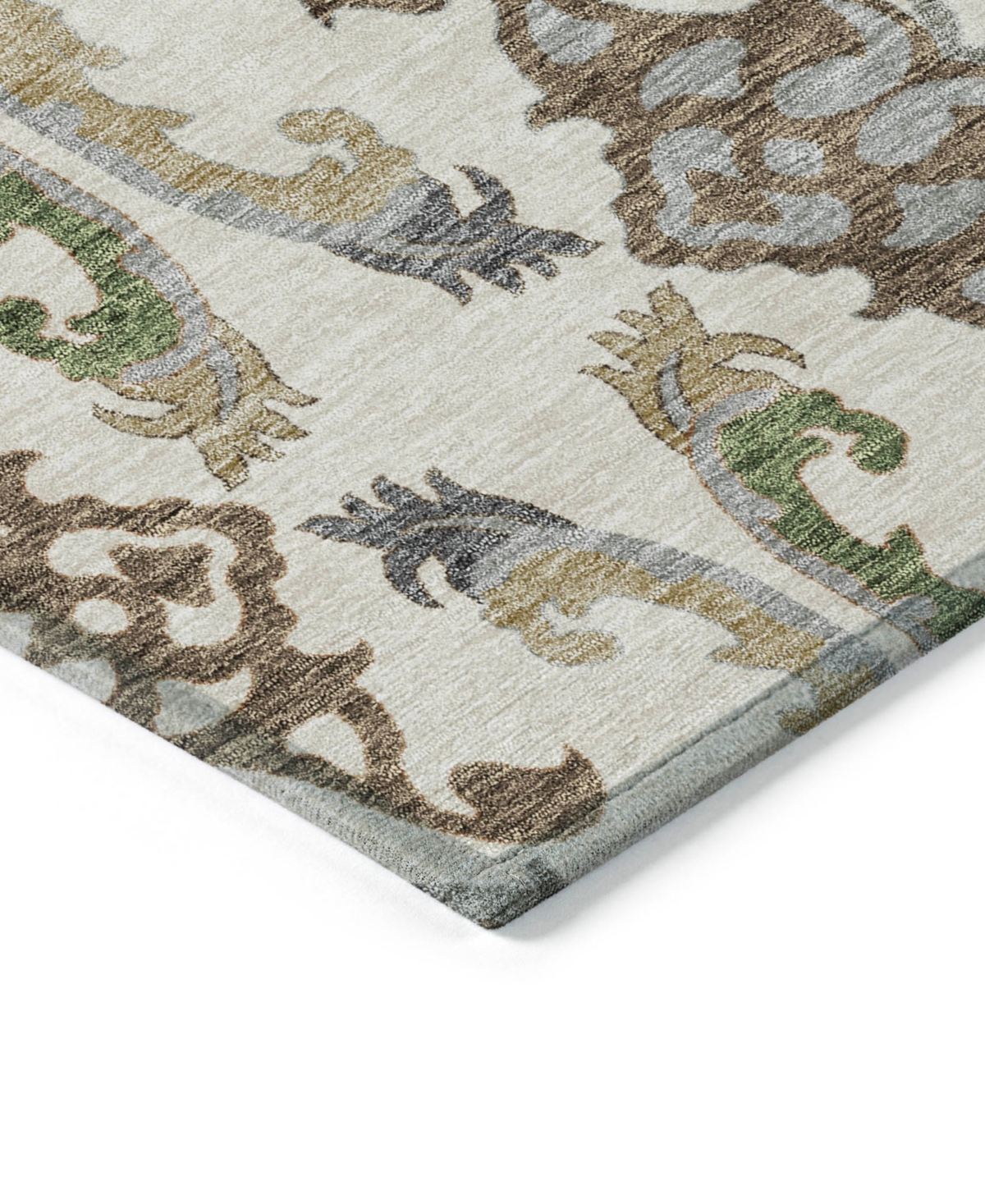 Addison Chantille Machine Washable Acn1153 2'3"x7'6" Runner Area Rug In Ivory