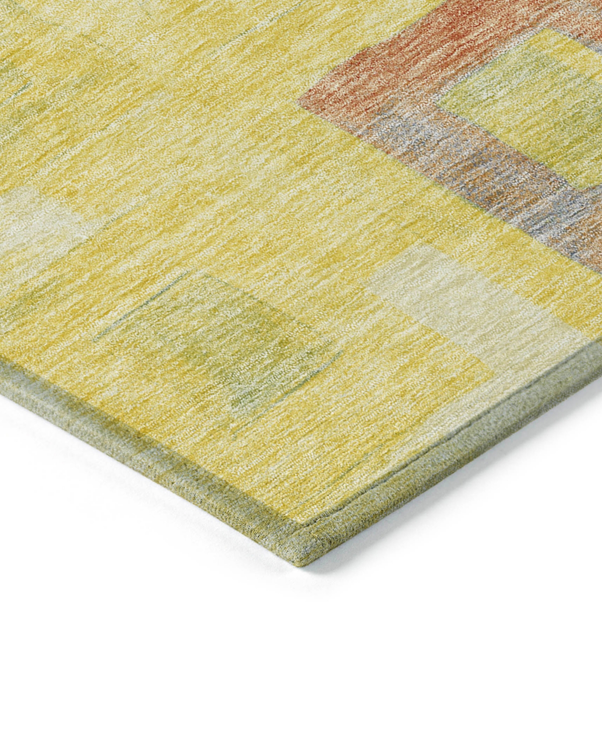 Addison Chantille Machine Washable Acn1142 9'x12' Area Rug In Yellow