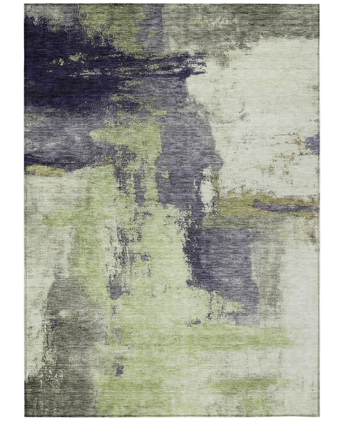 Addison Chantille Mahine Washable Acn1068 9'x12' Area Rug In Moss