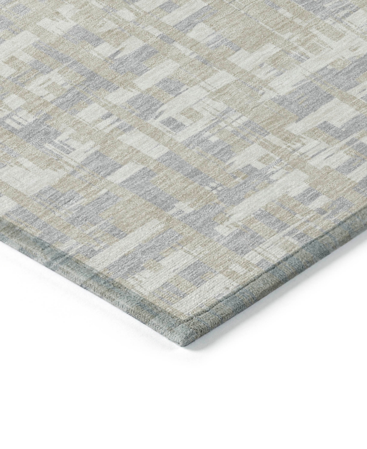 Addison Chantille Mahine Washable Acn1060 8'x10' Area Rug In Beige