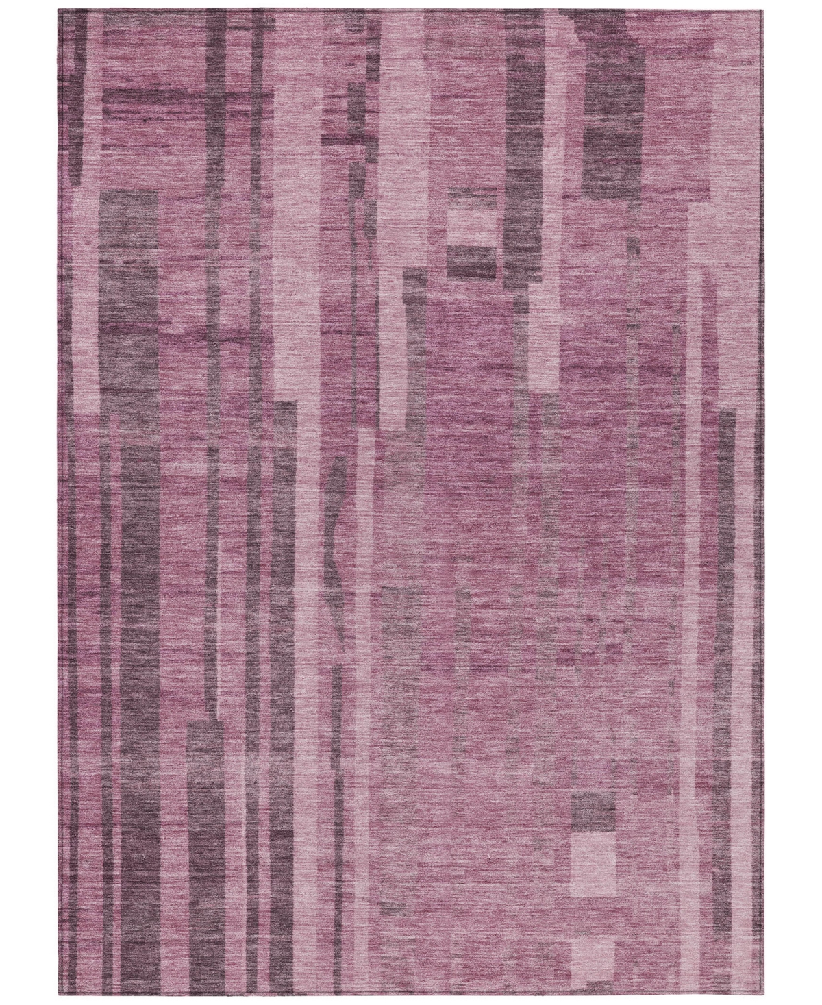 Addison Chantille Mahine Washable Acn1063 3'x5' Area Rug In Rose