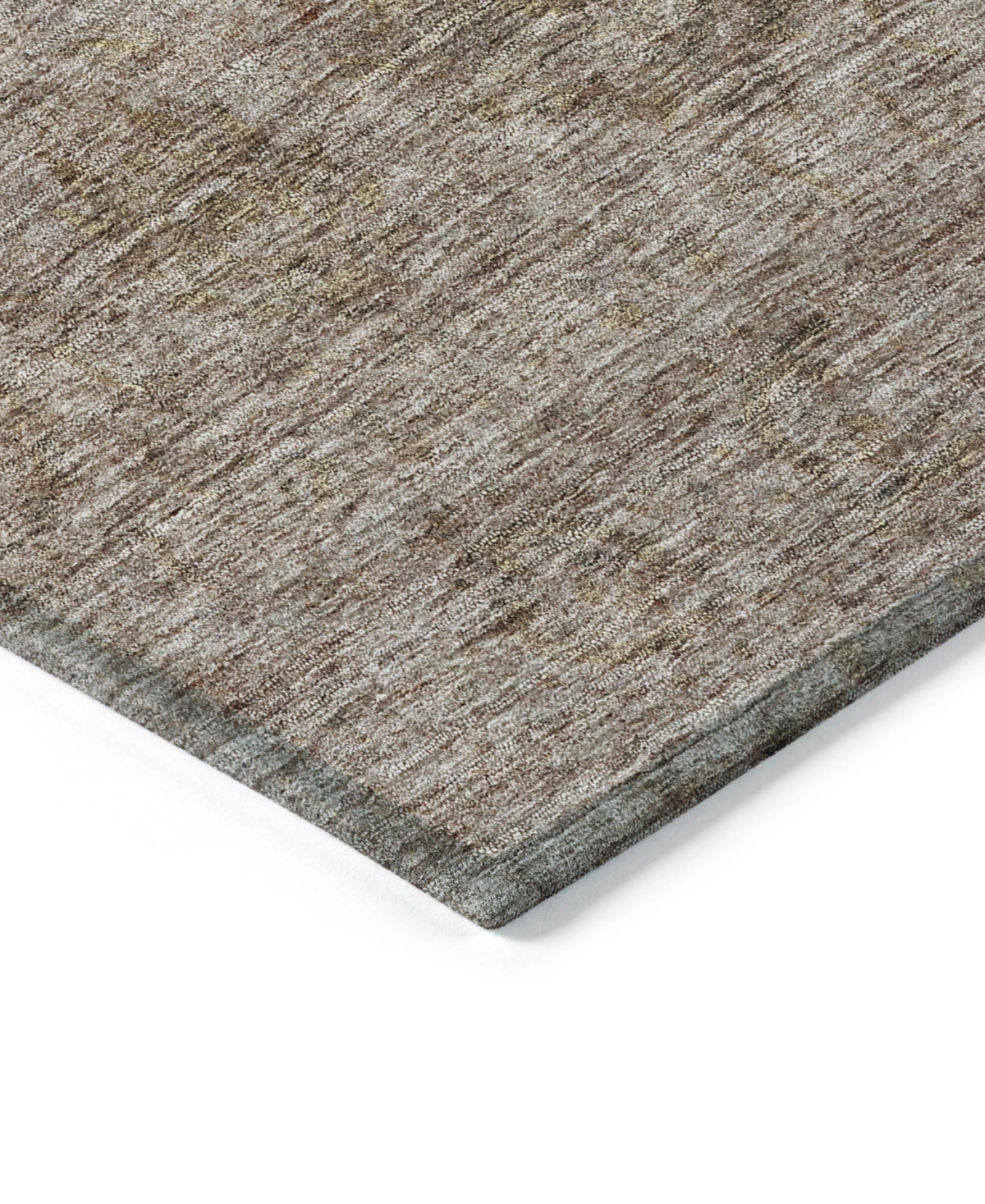 Addison Chantille Machine Washable Acn1170 9'x12' Area Rug In Brown