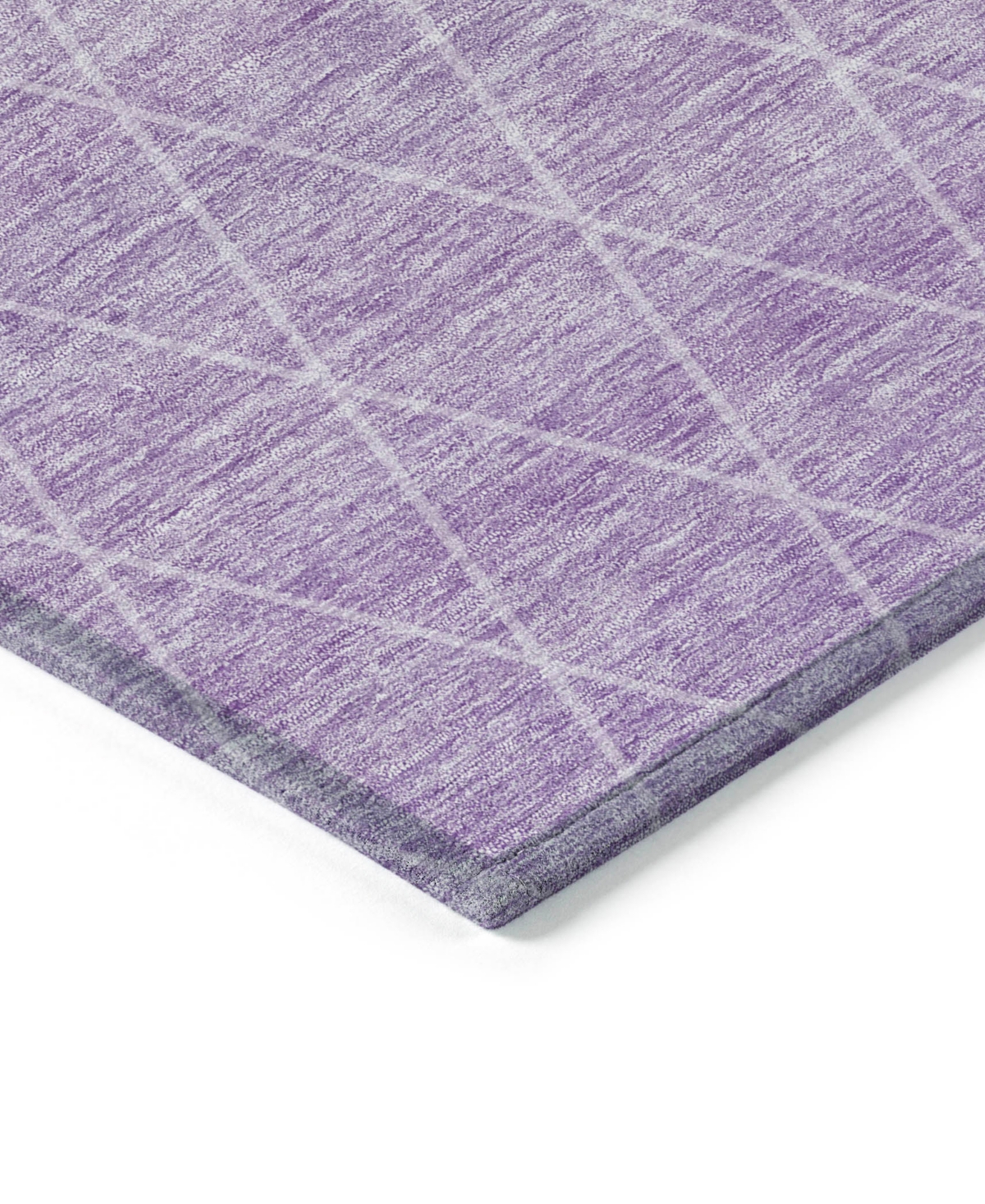 Addison Chantille Machine Washable Acn1175 9'x12' Area Rug In Lavender