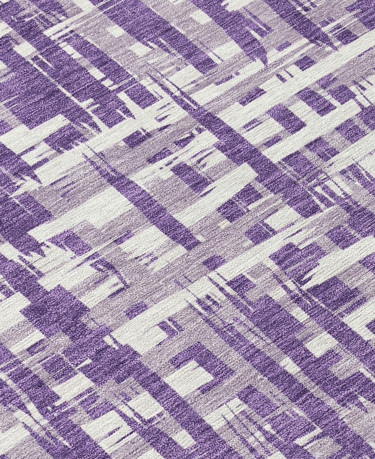 Addison Chantille Mahine Washable Acn1059 2'3"x7'6" Runner Area Rug In Purple