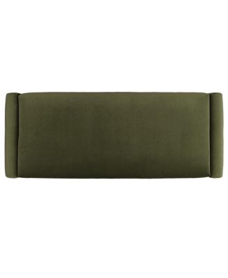 47" Velvet Benches Look, Velvet Waterfall Upholstered Bench