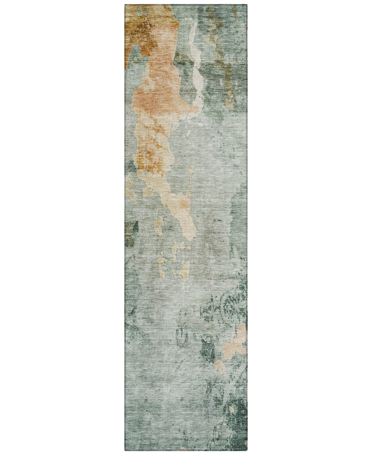 Addison Chantille Machine Washable Acn1157 2'3"x7'6" Runner Area Rug In Mint