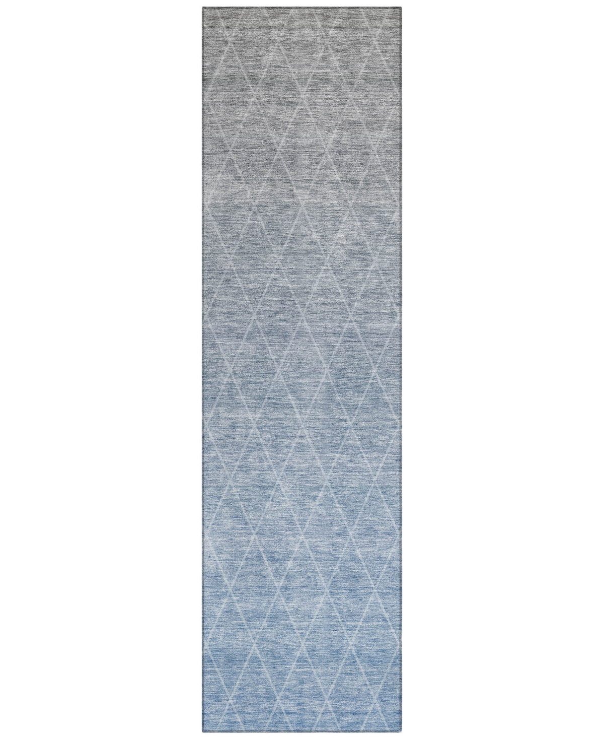 Addison Chantille Machine Washable Acn1175 2'3"x7'6" Runner Area Rug In Blue