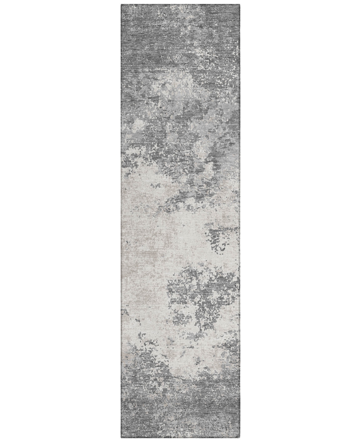 Addison Chantille Mahine Washable Acn1027 2'3"x7'6" Runner Area Rug In Gray