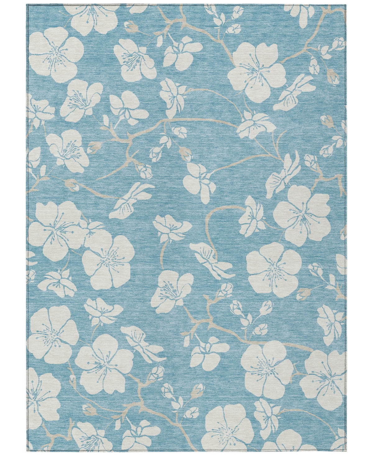 Addison Chantille Mahine Washable Acn1032 8'x10' Area Rug In Mist