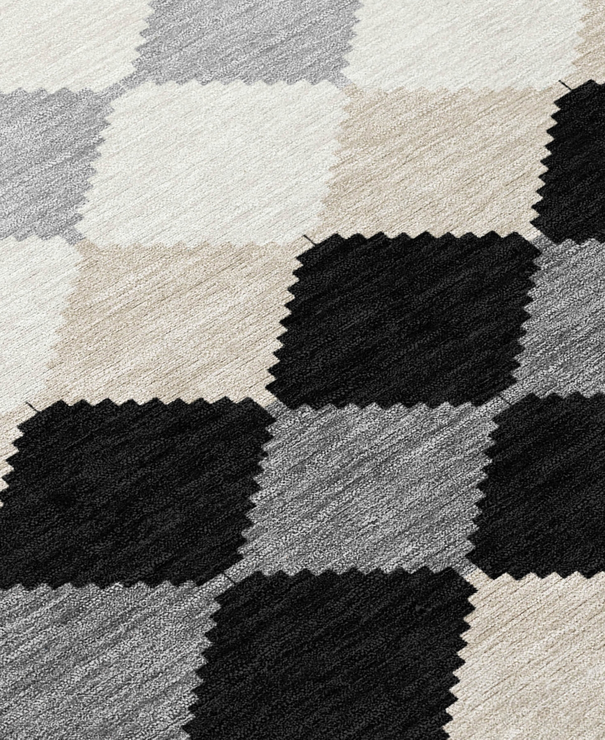 Addison Chantille Machine Washable Acn1007 5'x7'6" Area Rug In Black