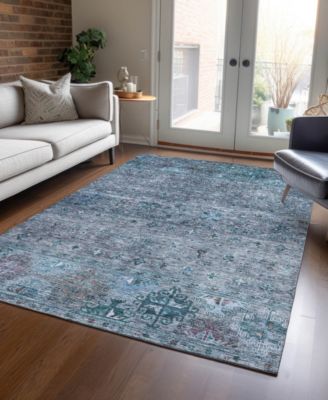 Addison Chantille Machine Washable Acn1220 Rug Collection In Sage
