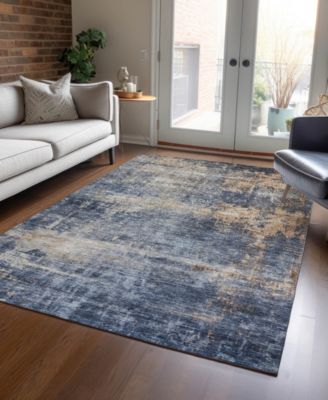 Addison Chantille Machine Washable Acn1217 Rug Collection In Denim