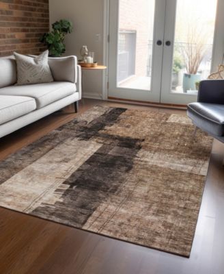Addison Chantille Machine Washable Acn1202 Rug Collection In Brown