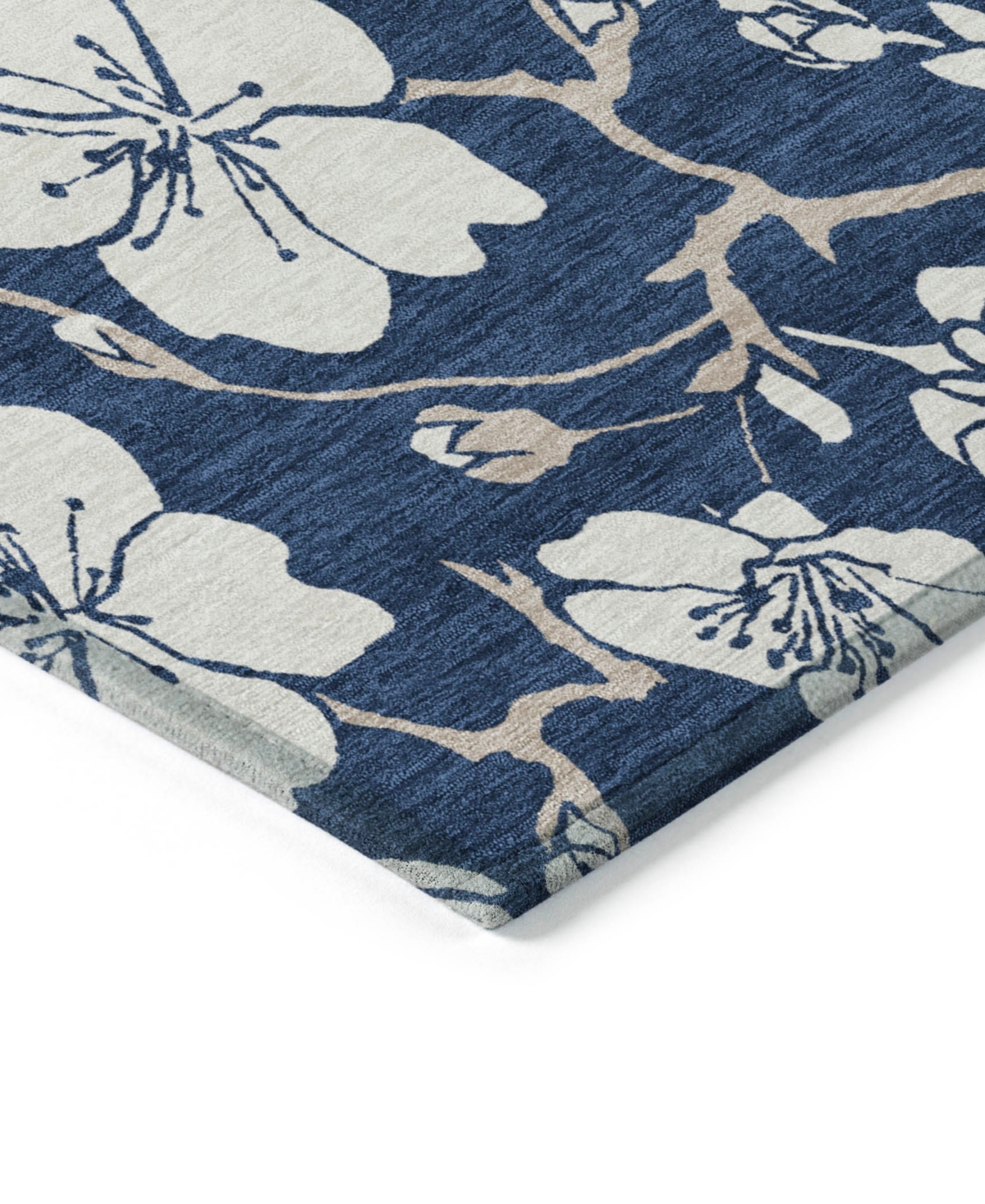Addison Chantille Mahine Washable Acn1032 2'3"x7'6" Runner Area Rug In Navy