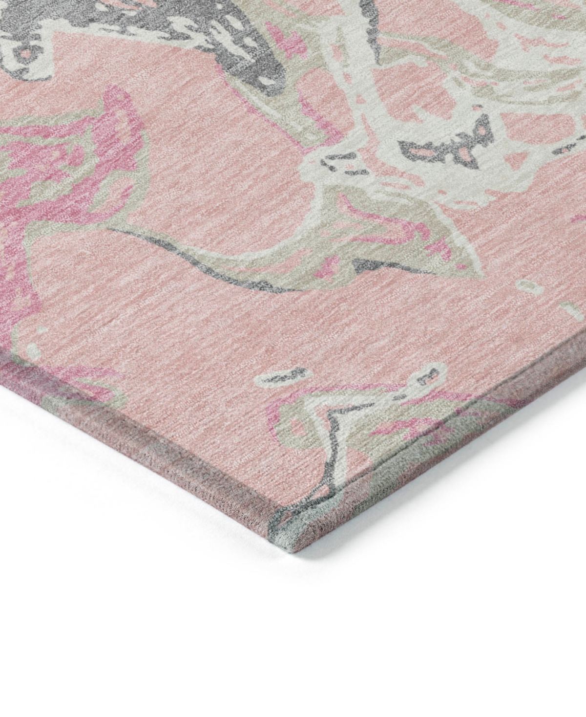 Addison Chantille Mahine Washable Acn1035 2'3"x7'6" Runner Area Rug In Pink