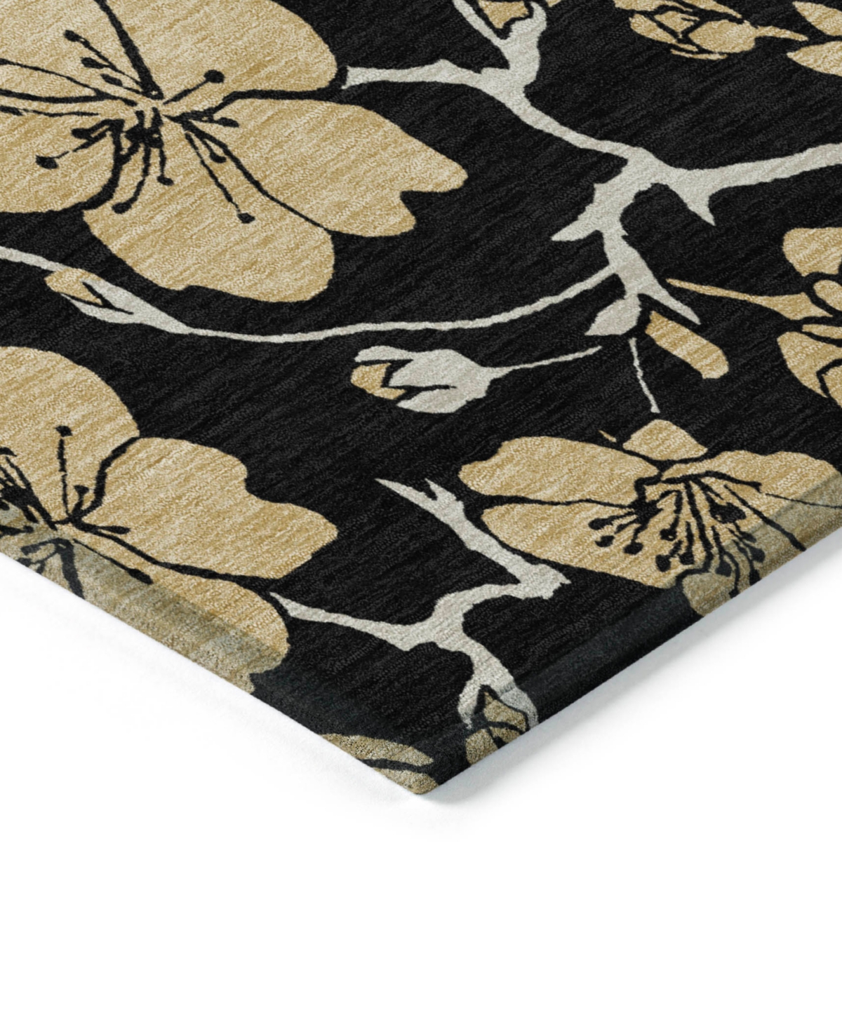 Addison Chantille Machine Washable Acn1034 2'3"x7'6" Runner Area Rug In Black